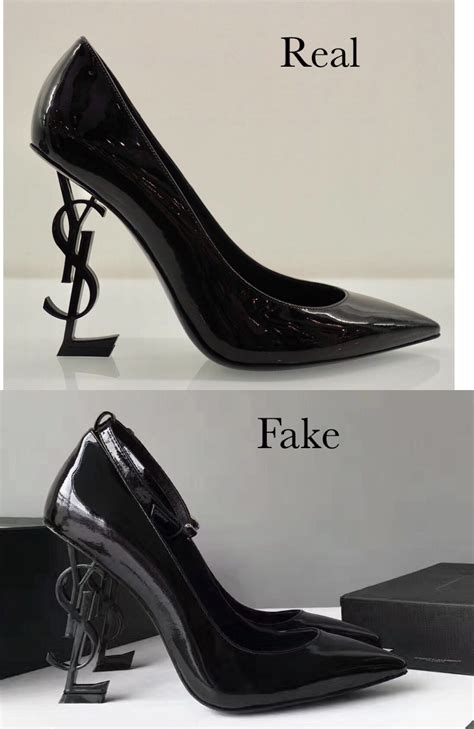 fake ysl heels vs real|are YSL shoes real.